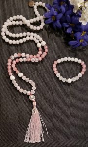 Pink Mala Necklace